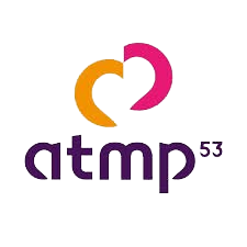 Logo de l'ATMP 53, partenaires de la MSP de la Motte Vauvert